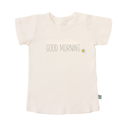 graphic tee | good morning