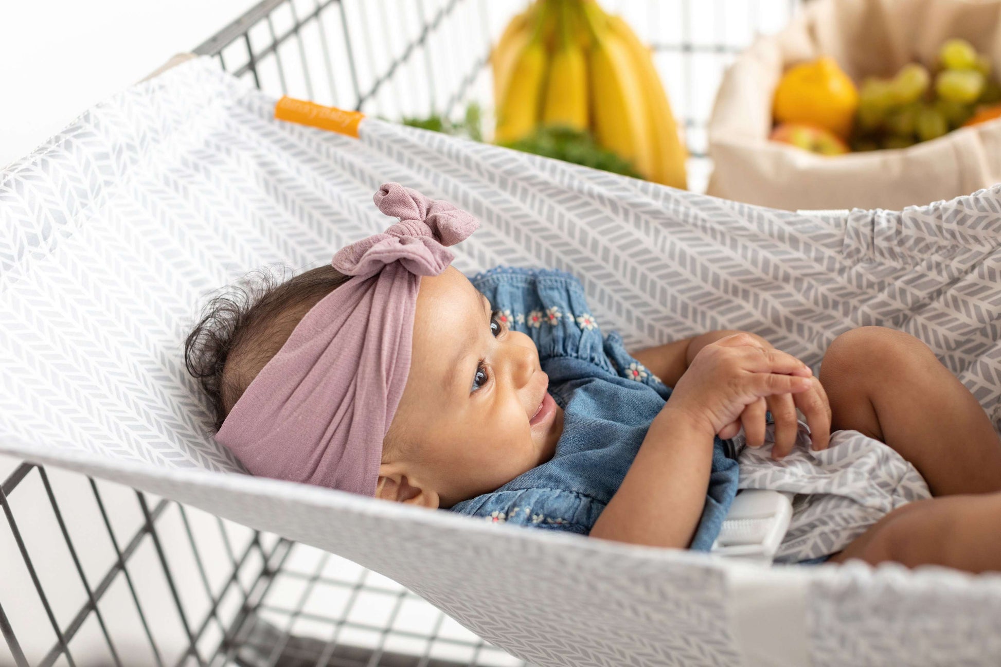Baby Shopping Cart Hammock | Little Arrow Design - 97% cotton