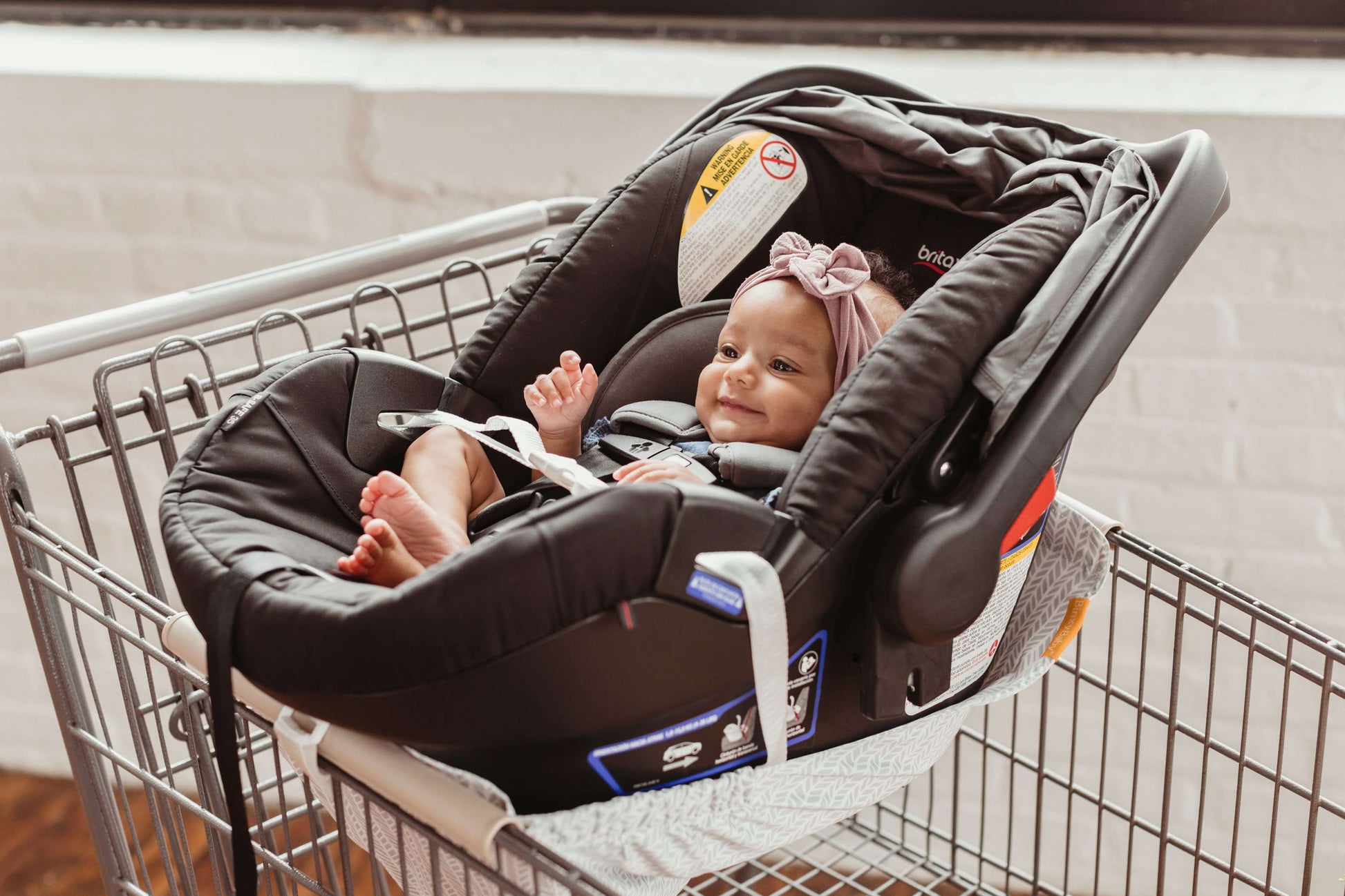 Baby Shopping Cart Hammock | Little Arrow Design - 97% cotton