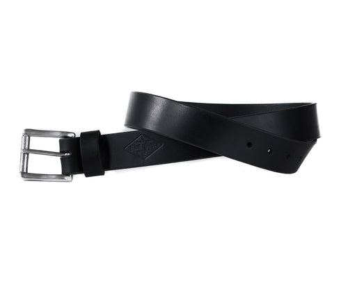 Beeswax waxed, full grain Leather Belts, Stainless steel buckle