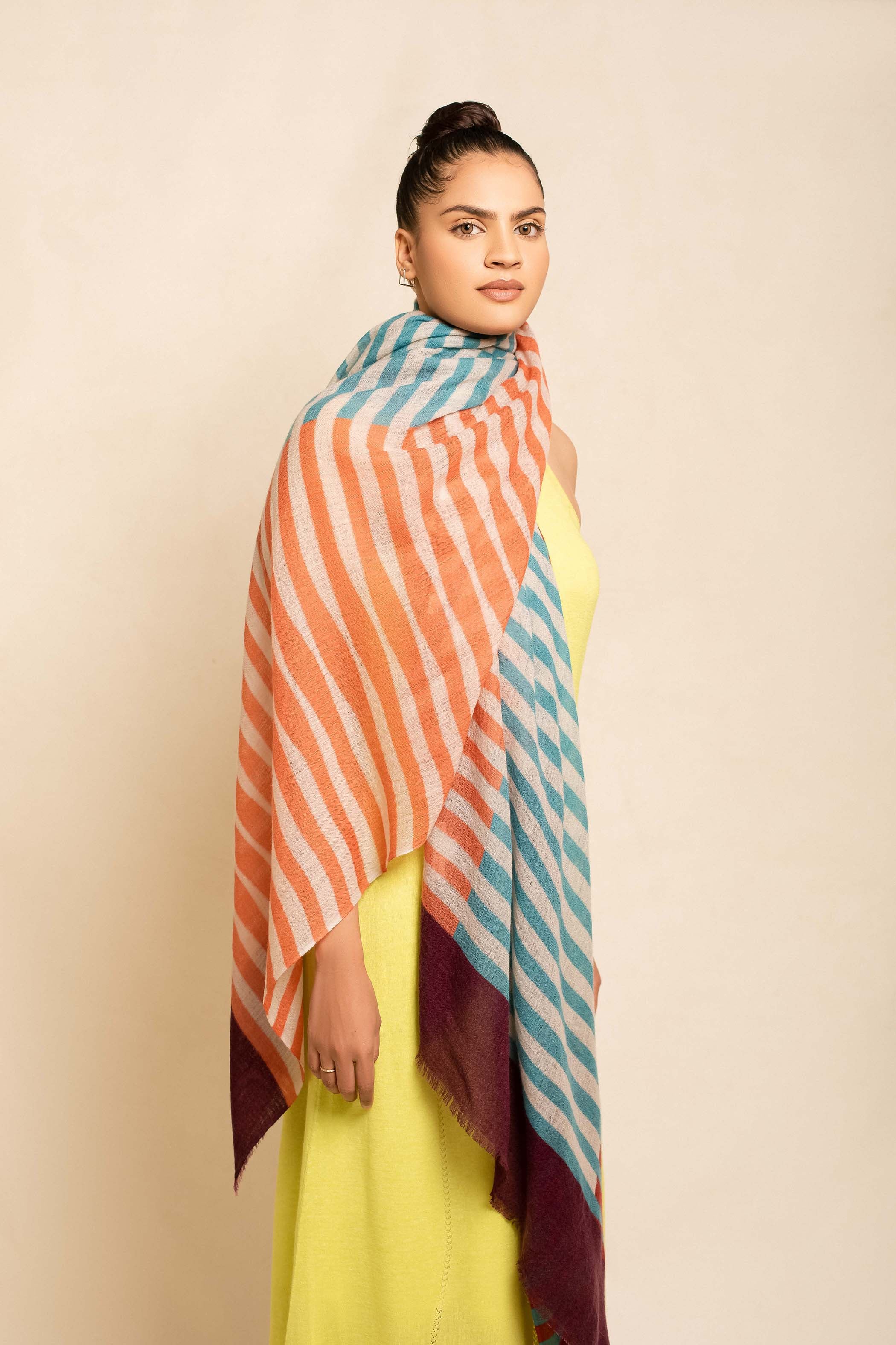 Block Printed Stole Scarf