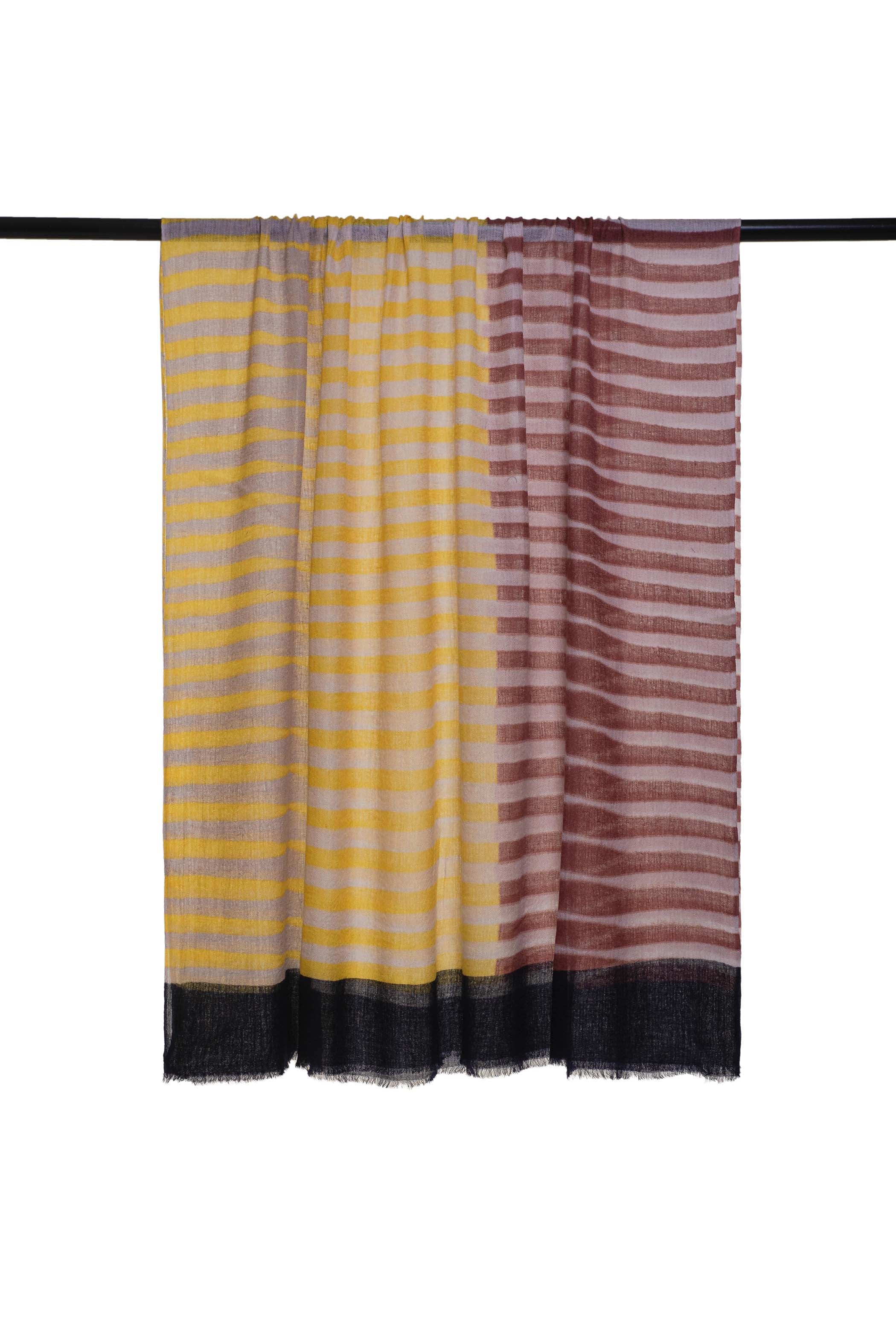 Block Printed Estole Scarf