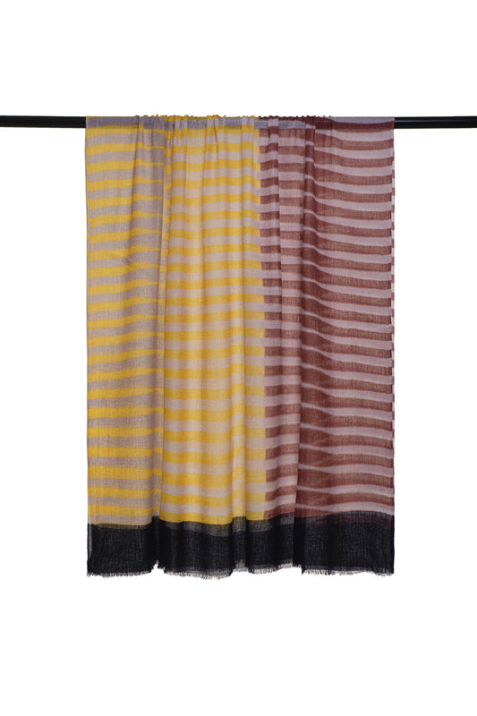 Block Printed Estole Scarf | Tara Oriental