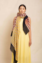 Block Printed Estole Scarf