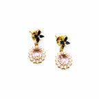 Blue Hibiscus Earring