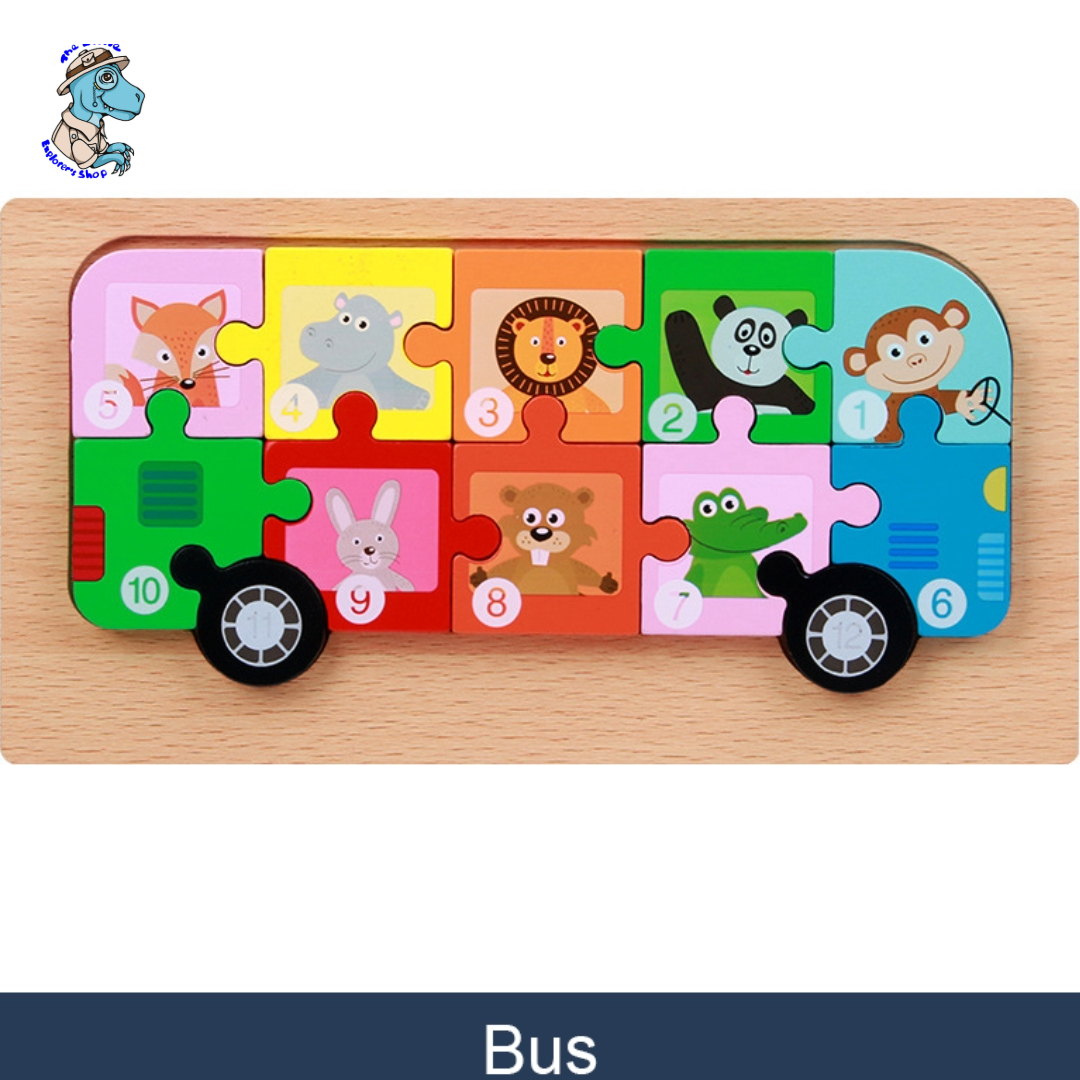3D Wooden Puzzle