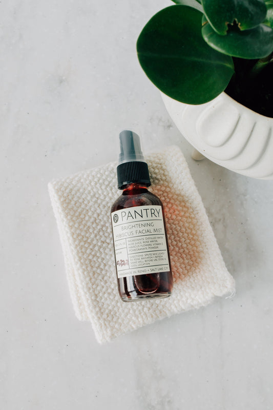 Brightening Hibiscus Facial Mist - Anti-Aging Toning Spray - The Peony Haus