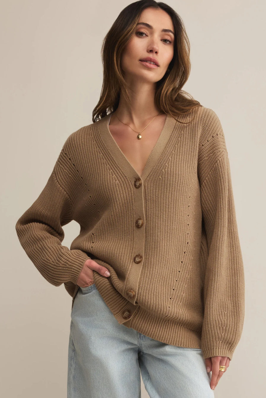 Z SUPPLY VOYAGER CARDIGAN Z SUPPLY - 94% Cotton