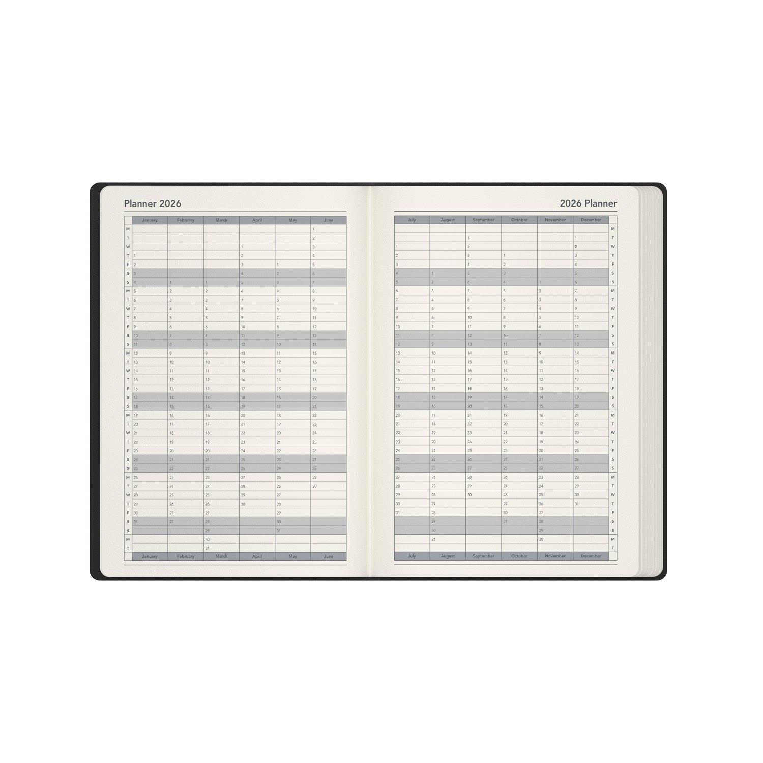 Legacy - 2026 Daily Planner - A5 Day-to-Page Diary with Appointments  (CL51-26)