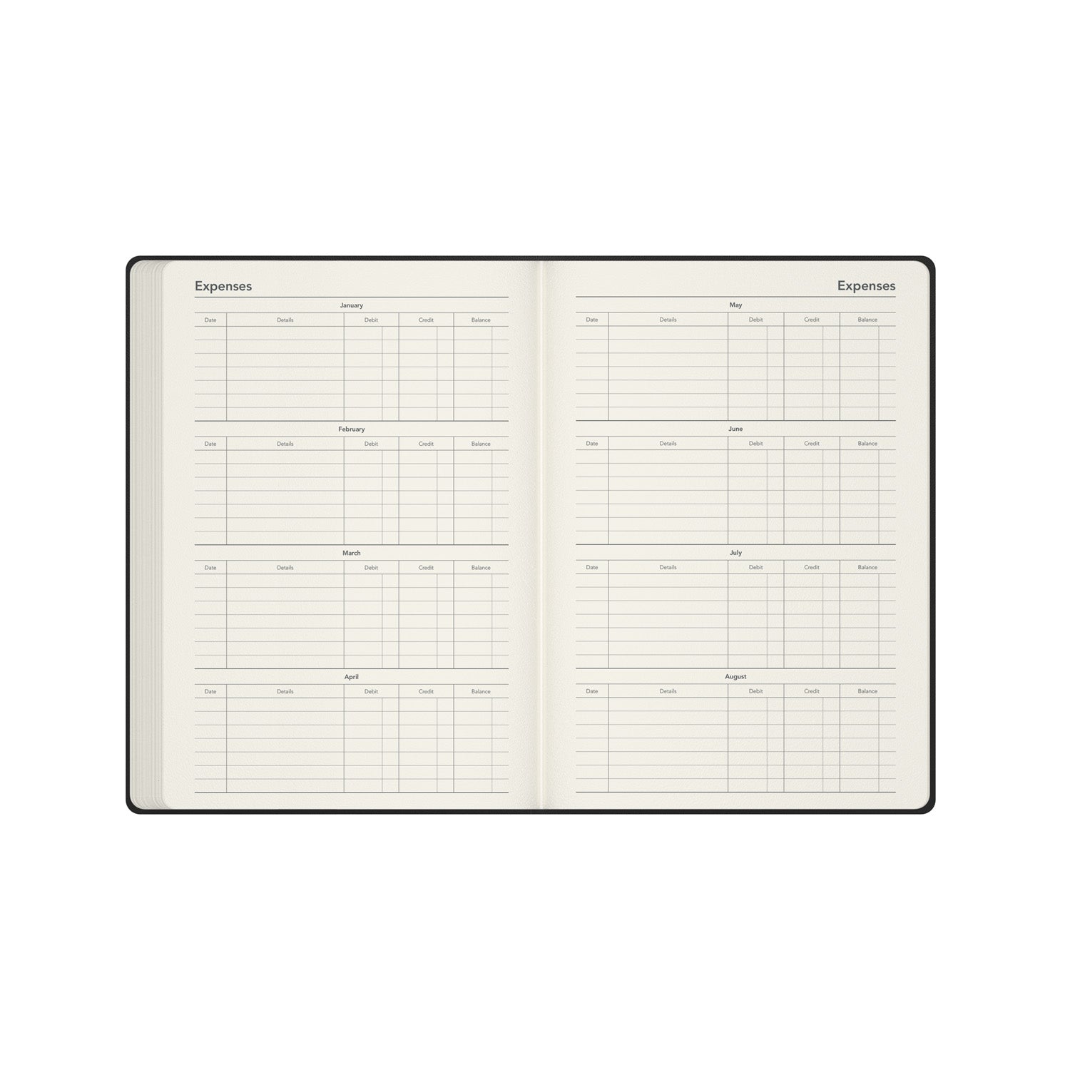 Legacy - 2026 Daily Planner - A5 Day-to-Page Diary with Appointments  (CL51-26)