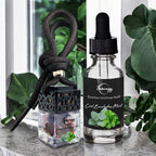 Cool Eucalyptus Mint Crystal-Enhanced Oil Diffuser, Car Air Freshener, 8ml