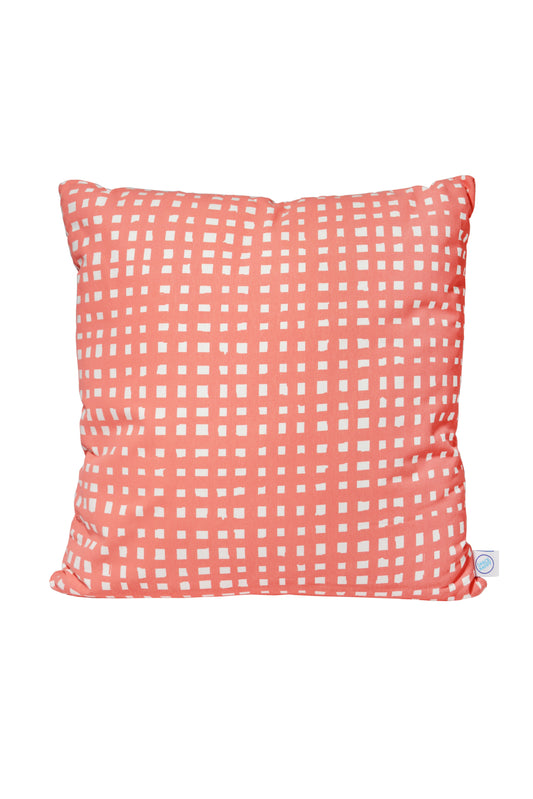 Micro Grid throw pillow