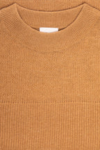 Coral Sleeveless Block Intarsia Top