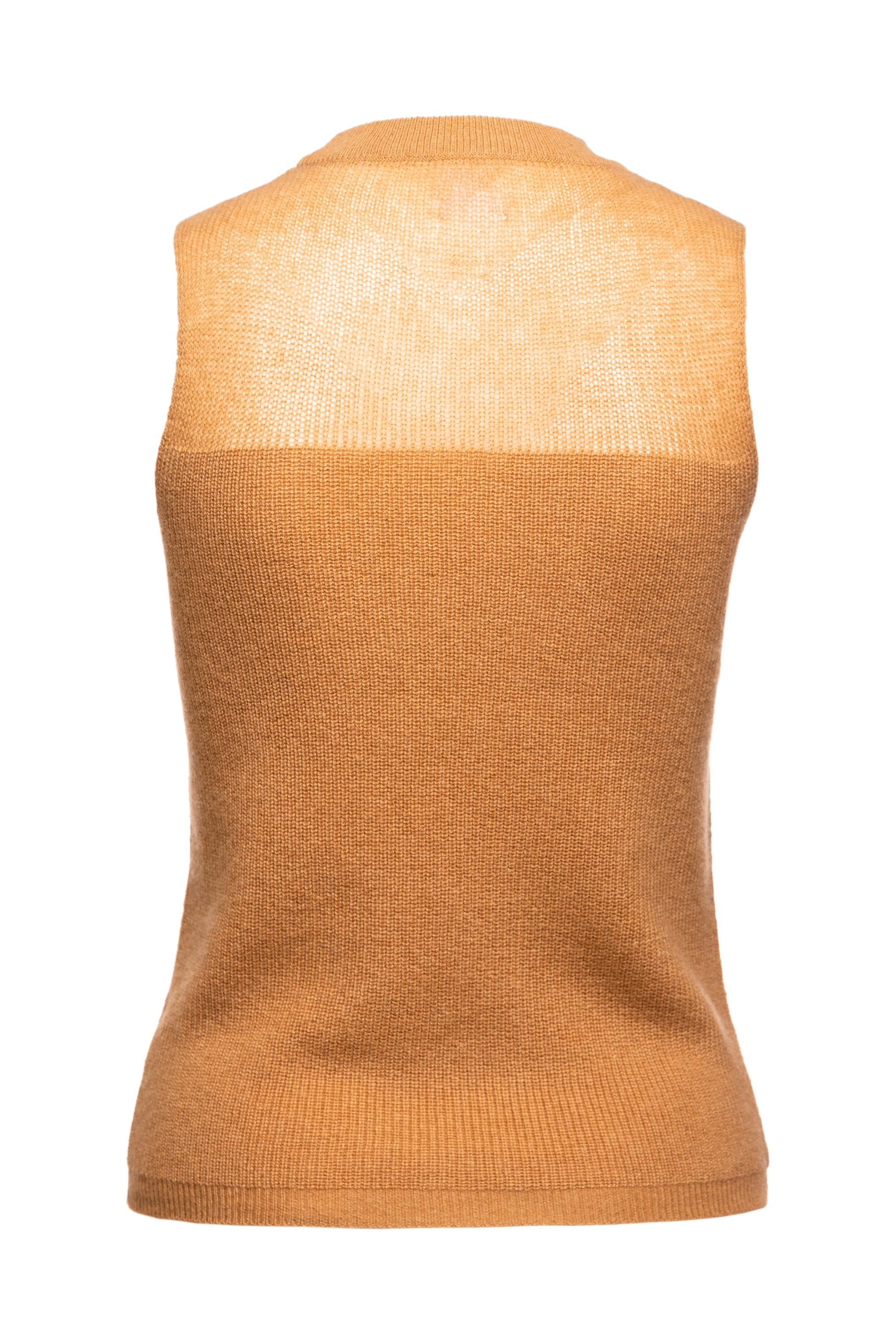 Coral Sleeveless Block Intarsia Top - The Peony Haus