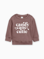Candy Cane Cutie Christmas Organic cotton Baby Toddler Pullover