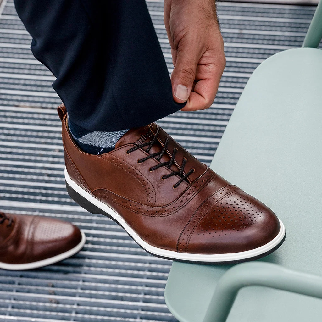 The Cap-Toe (Coffee)