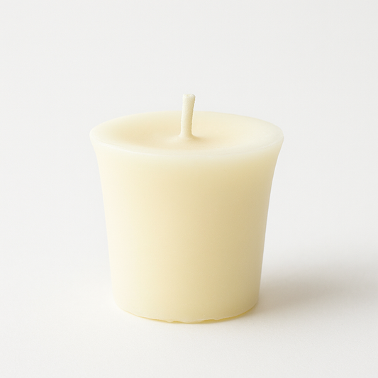 White Beeswax Votive Candles