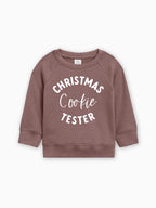 Christmas Cookie Tester Organic Cotton Baby and Toddler Pullover