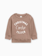 Christmas Cookie Tester Organic Cotton Baby and Toddler Pullover