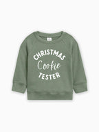 Christmas Cookie Tester Organic Cotton Baby and Toddler Pullover