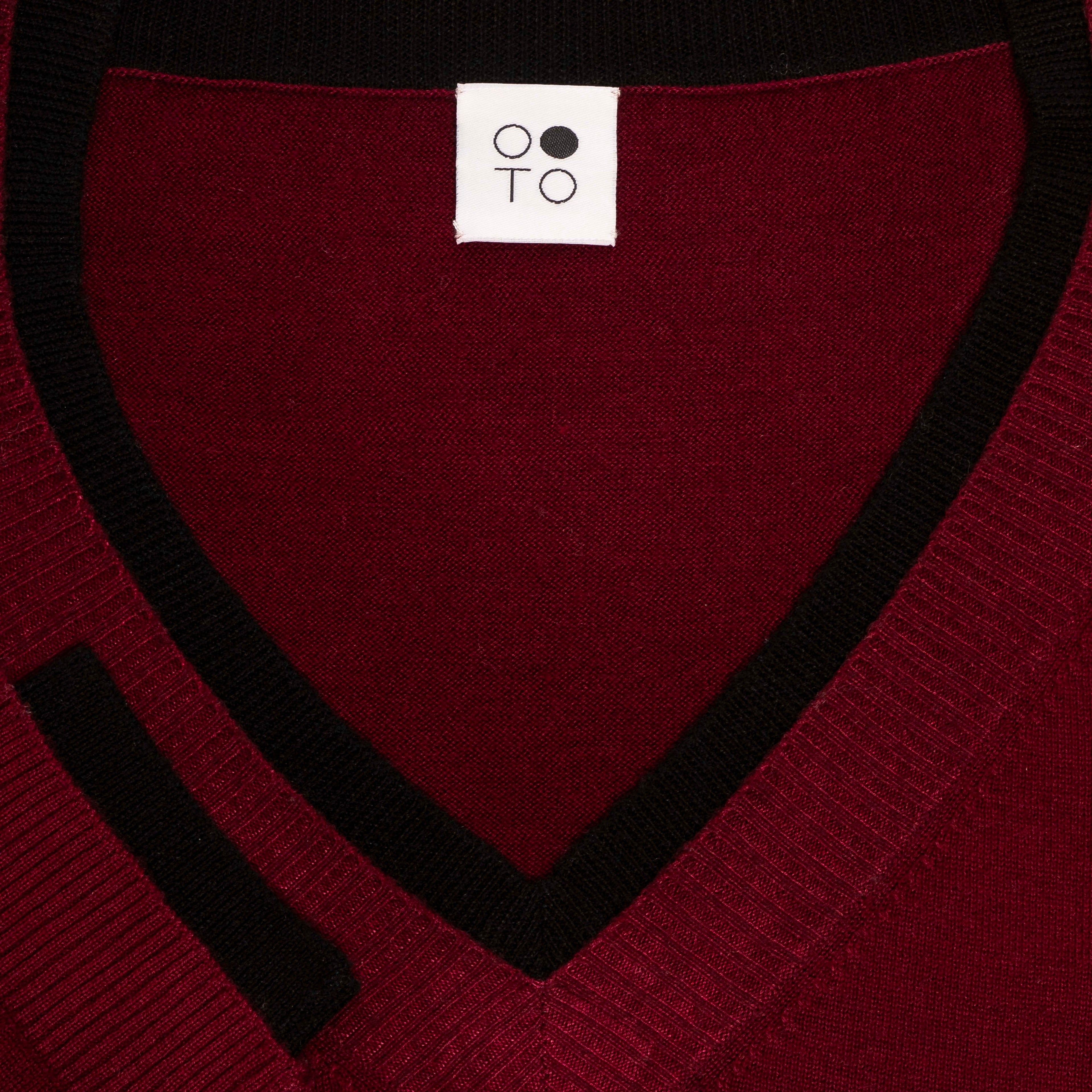 Lapis Loose Fit V Neck Oversized Sweater