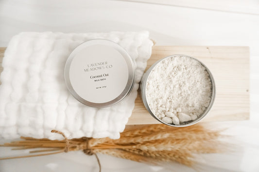 Coconut Oat Milk Bath (4oz) - The Peony Haus