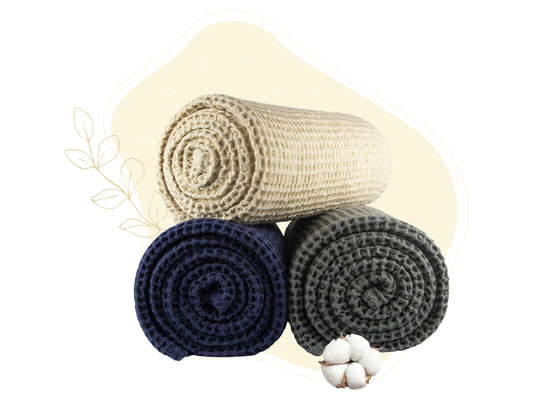 Waffle Weave Throw - The Peony Haus