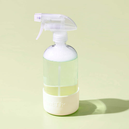 Glass Spray Bottle with Chamomile Sleeve - The Peony Haus