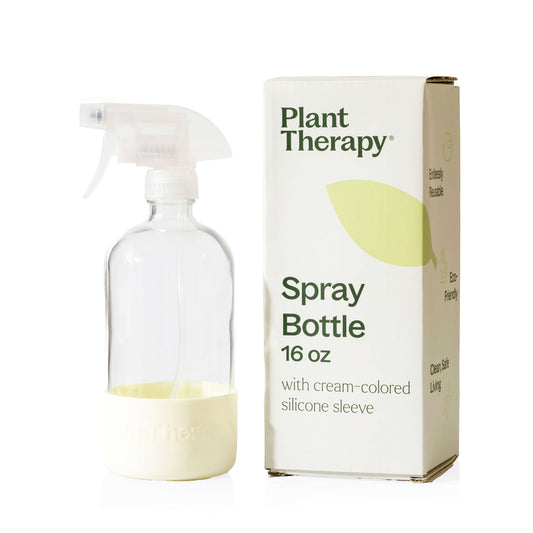 Glass Spray Bottle with Chamomile Sleeve - The Peony Haus