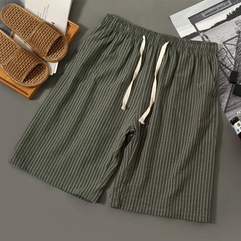 Men's Casual Cotton Linen Shorts