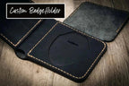 Badge Clutch Wallet - Walnut