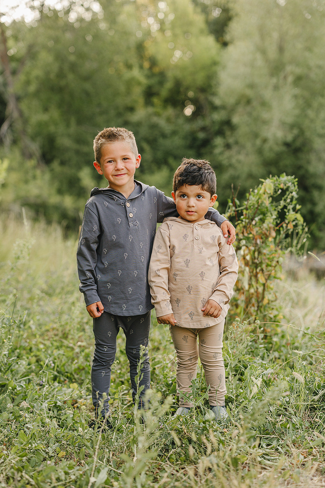 Lightning Bolt Hooded Set - 95% Cotton