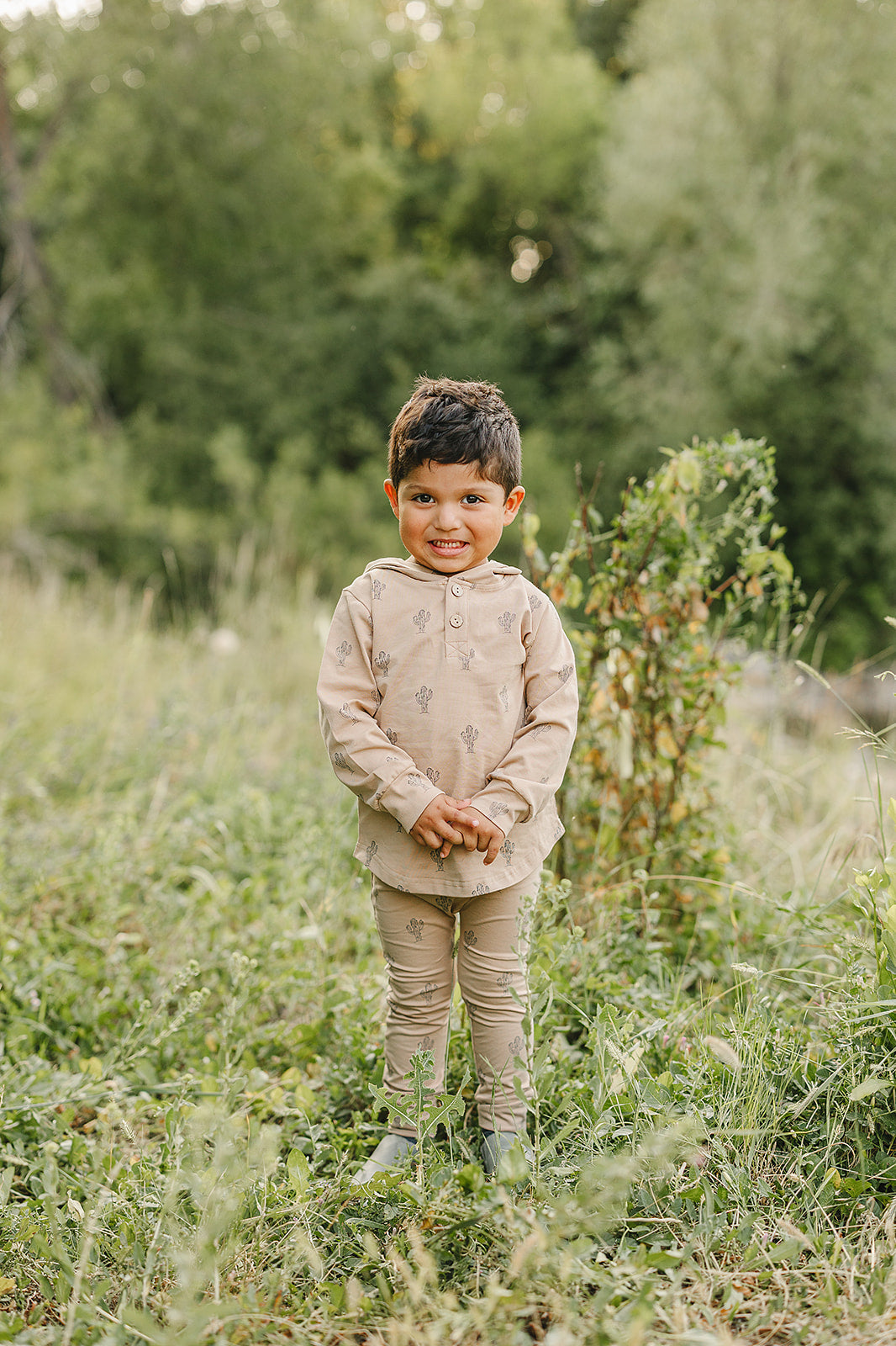 Cactus Hooded Set - 95% Cotton