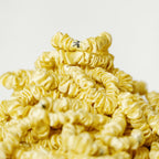 Organic Silk Small Scrunchie 3-Pack Sunshine Yellow