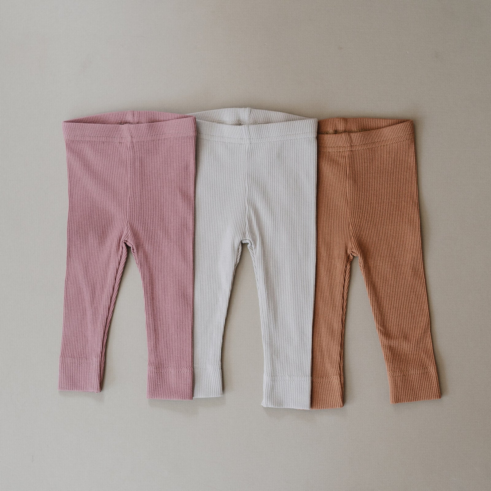 Dusty Rose Organic Leggings - 95% Organic Cotton