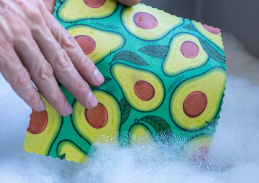 Beeswax Food Wrap - Avocado Print - The Peony Haus