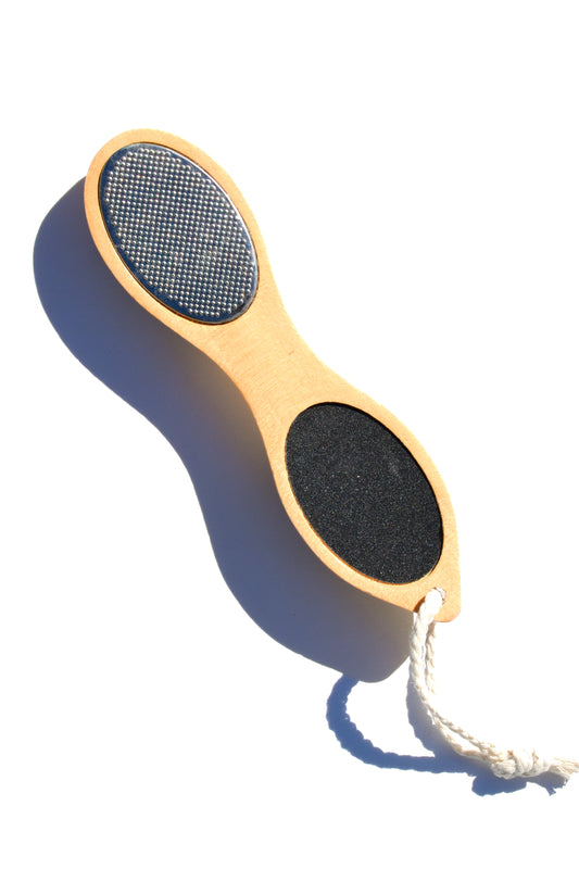 Bamboo Exfoliating Foot Pedicure Tool - The Peony Haus
