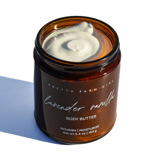 Lavender Vanilla Bean Tallow Body Butter - The Peony Haus