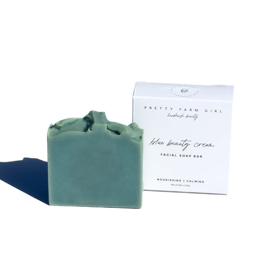 Blue Beauty Cream Facial Bar - The Peony Haus