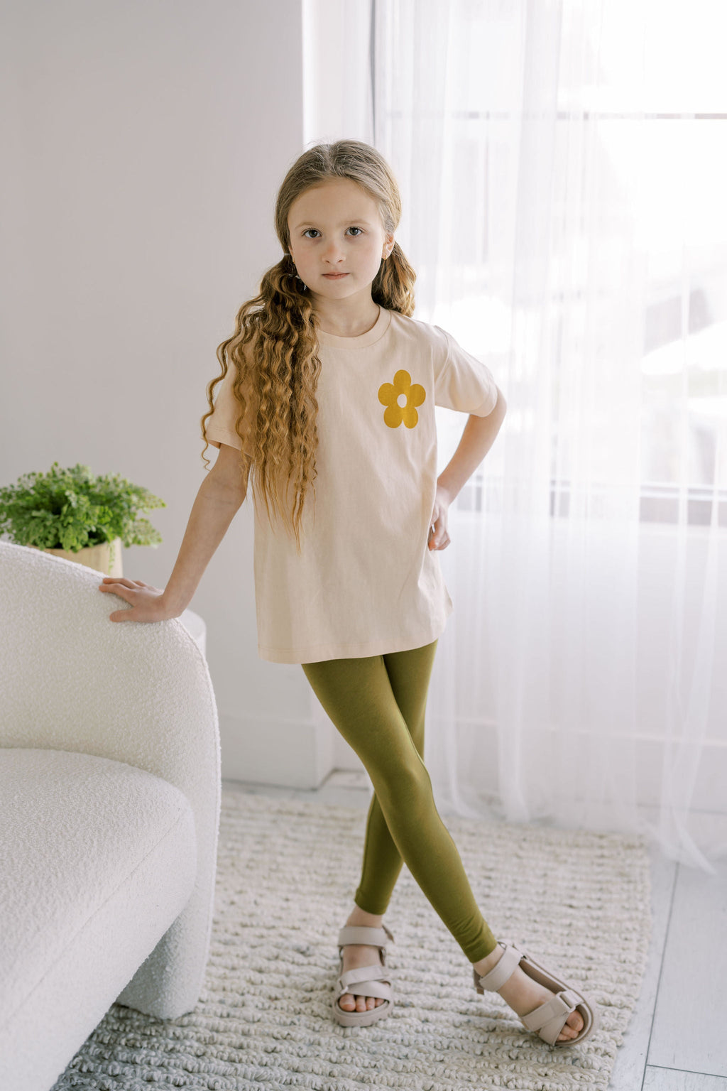 Baby Fir Green Leggings