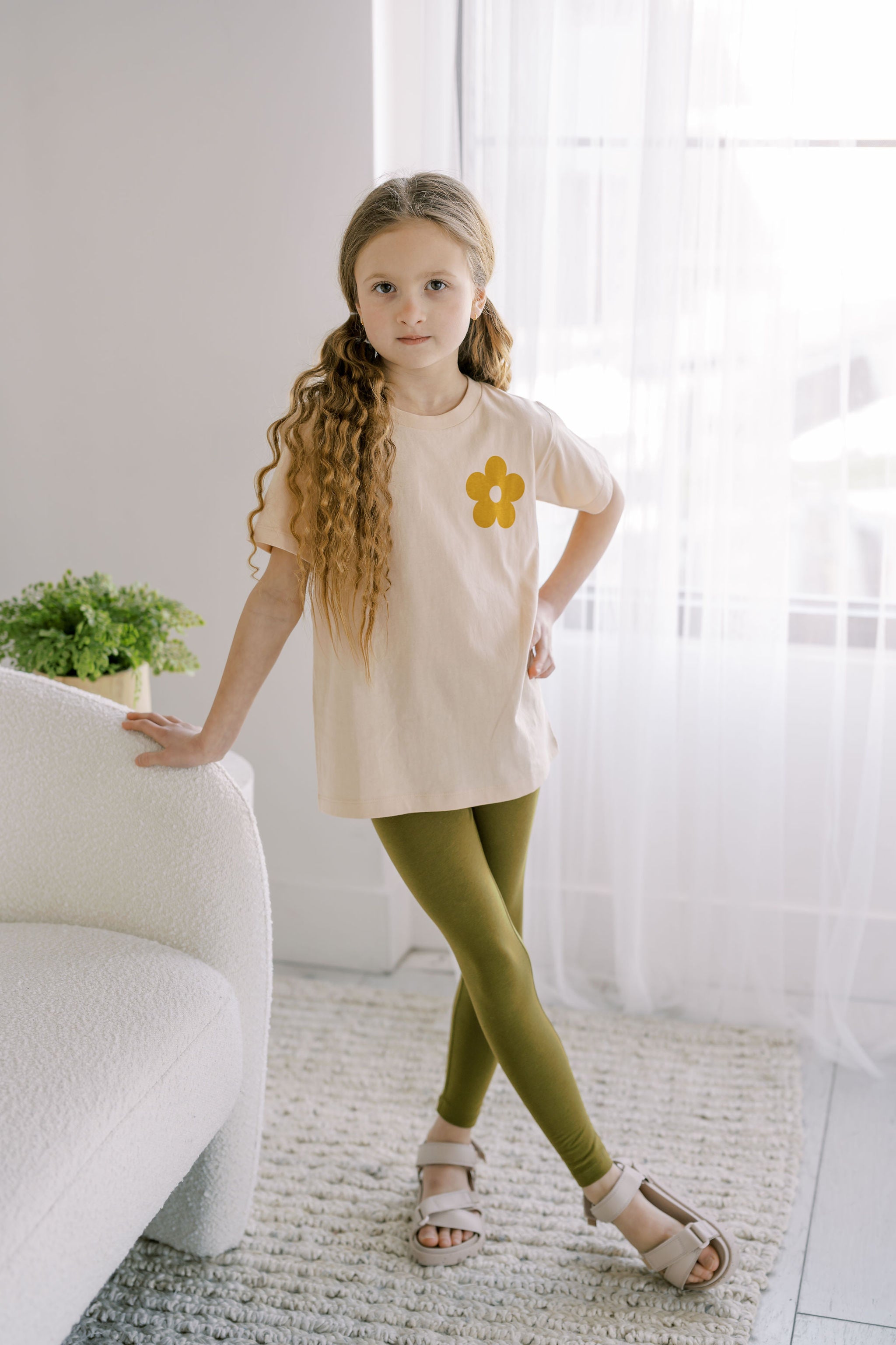 Baby Fir Green Leggings