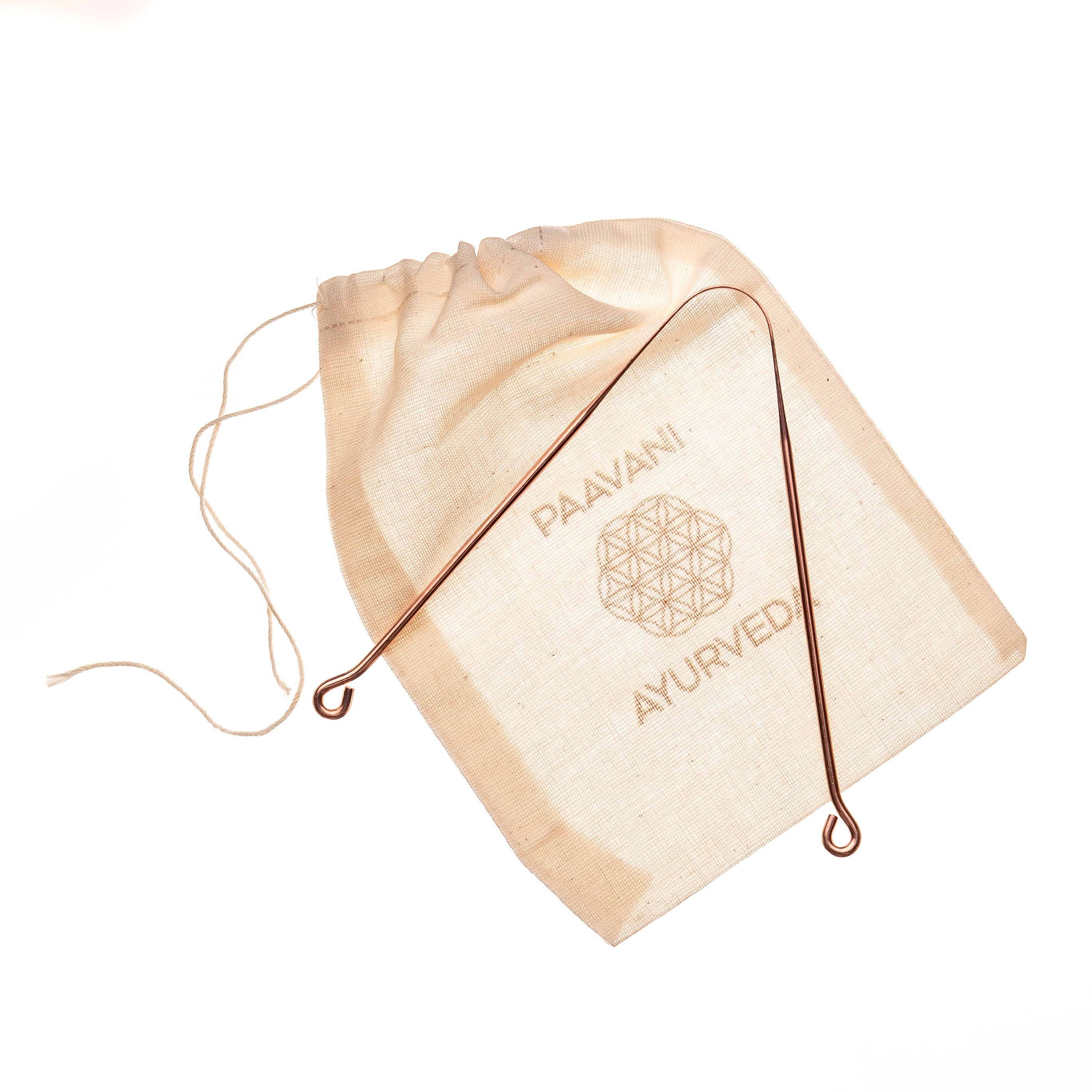 Copper Tongue Cleaner | Ayurvedic Tongue Scraping for Fresh Breath & - The Peony Haus