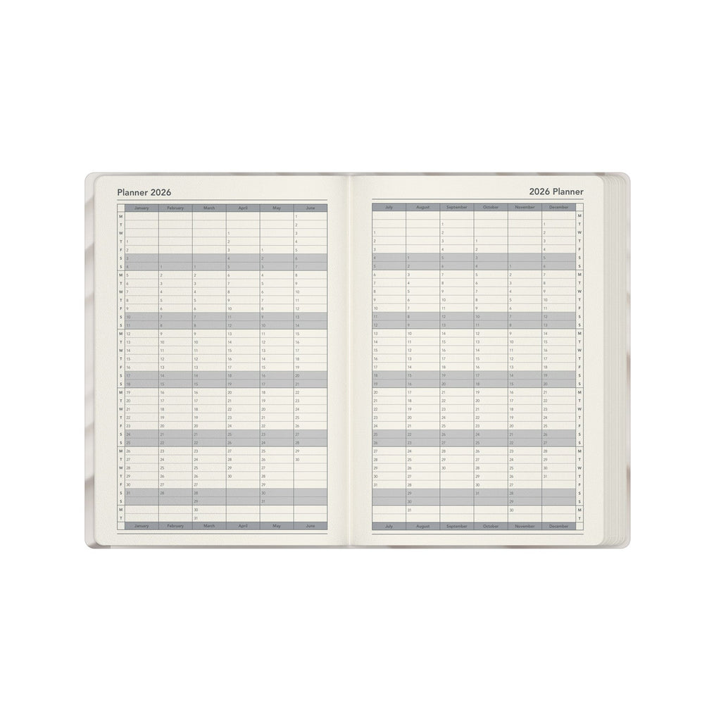 Dimensional Surfaces - A5  Week-To-View - Diary - 2026 Calendar Year Planner