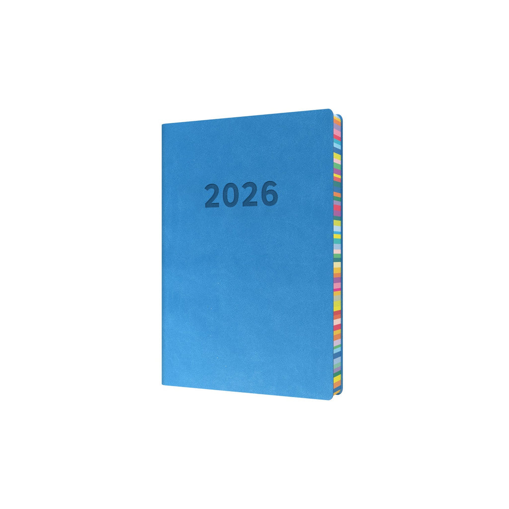 Edge Rainbow - A5 Day-To-Page Diary - 2026 Calendar Year Planner