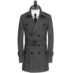 Loose Cashmere Trench Coat