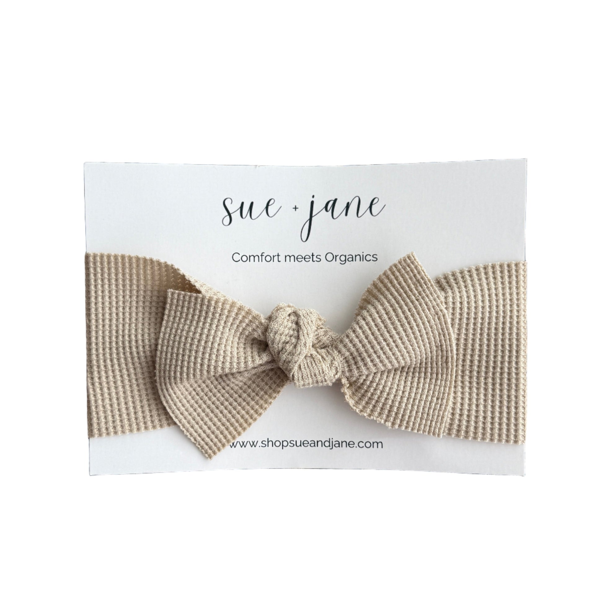 Organic Cotton Waffle Baby Headband | 0–2 Years - The Peony Haus