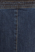 TERRIFIC TIMING DENIM MIDI DRESS - 98% Cotton