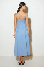 BLUEBELL BREEZE LIGHTWEIGHT DENIM MIDI DRESS