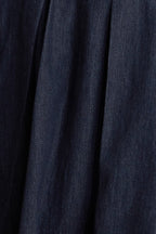 URBAN CORSET DENIM MIDI DRESS - 90% Cotton