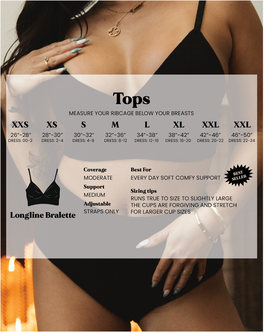 Longline Bralette - Cocoa